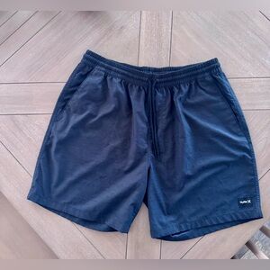 Hurley x Nike Charcoal and Black Heathered Shorts - Men’s XL